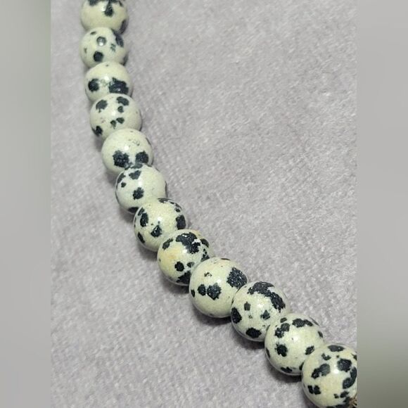 Dalmatian Jasper Earrings and Pendant Necklace - Picture 6 of 15